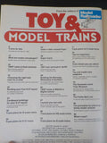 Toy & Model Trains 1987/88 Winter From the editors of Model Railroader