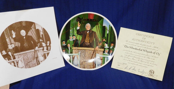 Plate Wizard of Oz The Wonderful Wizard of Oz MGM Knowles p0423