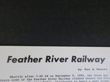Pacific News #60 October 1966 Feather River Railway with all time roster