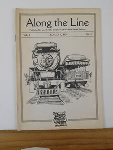 Along the Line 1929 January New York New Haven & Hartford Employee Magazine