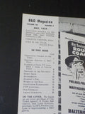 Baltimore & Ohio Employee Magazine 1954 May B&O piers New roundtrip coach fares