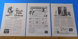 Ads Burlington Route Lot #8 Advertisements from various magazines (10)