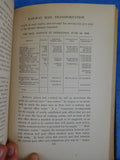 Railroad Traffic and Rates Vol II Passenger, Express and mail service Johnson HC