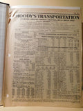 Moody’s Transportation Manual 1963 HC Railroads Airlines Shipping Traction
