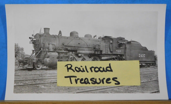Photo Wabash Locomotive #2437 Date and location unknown Approx 3 ½ X 5 ¾