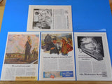 Ads Milwaukee Road Lot #5 Advertisements from various magazines (10)