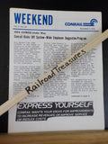 Conrail Weekend Lot of 25 IssuesEmployee 1977-1979 various issues