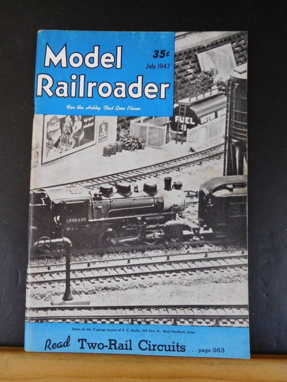 Model Railroader Magazine 1947 July Two rail circuits