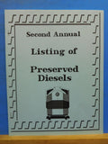 Second Annual Listing of Preserved Diesels Stapled Blue cover Rich Wiesen