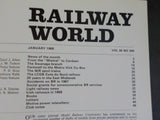 Railway World 1969 January Vol 30 No 344 From Mistral to Cardean Swanage Branch