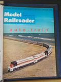 Model Railroader Magazine Complete year in MR blue binders 1974  12 issues