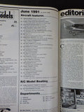 Flying Models Magazine Bound Vol. 96 January 1991-December 1991. Published By Ha
