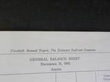 Delaware Railroad Company Annual report 1941 19th annual