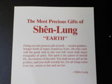 Plate Most Precious Gifts of Shen Lung Earth        P1765