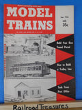 Model Trains 1956 June Tunnel portal Tak town post office Train orders in variet
