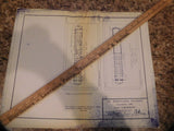 Blueprint PRR Passenger Cars Floor Plan Diagrams E-442991-A