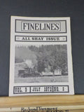 Finelines 1/4' scale Fine Lines Magazine 1972 July All Shay Issue