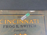 Cincinnati Frog & Switch Company, The Track Work Catalog No 5 1924