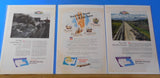 Ads Union Pacific Railroad Lot #33 Advertisements from various magazines (10)