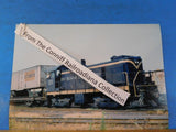 Photo SeaBoard Coast Line Locomotive #225 8X11.5 Color with piggyback service tr