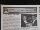 News from the National Association of Railroad Passengers 2000 COMPLETE YEAR Lot