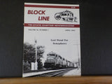 Block Line NRHS 1989 April Conrail Freight Schedules PA Pattenburg Tunnels