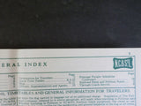 Nashville Chattanooga & St Louis Ry public timetable 1957 Spring NC&StL