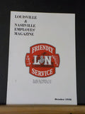 Louisville & Nashville Employee Magazine L&N 1938 October