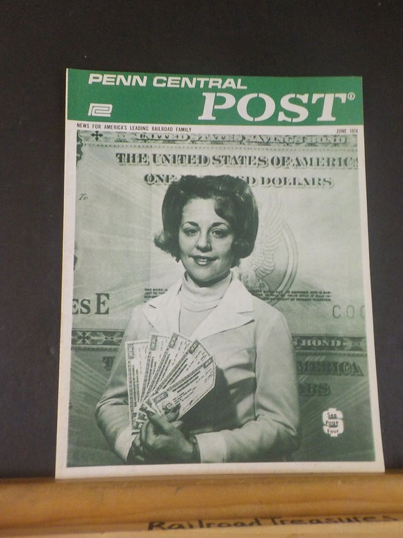 Penn Central Post Employee Magazine 1974 June New chariots for commuters