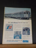 Modern Railroads 1966 June Canada's new rail transit Lines Montreal Subway