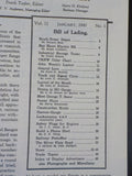 Model Railroader Magazine 1945 January Small town depot     3 hole punched