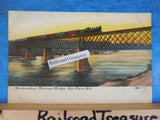 Postcard Northwestern Railroad Bridge, Eau Claire Wis.