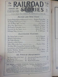 Railroad Stories Magazine 1936 February Strike of 1877 EH Harriman Royal Blue