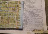Map PTC Map of Philadelphia #13 1953 Showing Street Car Bus and Subway Lines