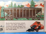 Freight Train and Passenger train wall display poster reversible Bill Bunce