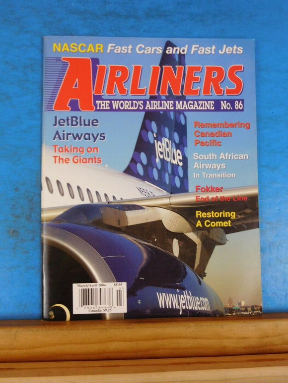 Airliners World’s Airline Magazine 2004 March April #86 Restoring a Comet