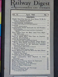 Railway Digest of Developments and Comments 1960 April V15 #4