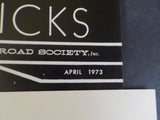 Wheel Clicks 1973 April Pacific Railroad Society Locomotive whistle Japan expand