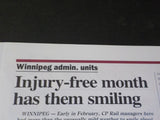 CP Rail News 1987 June Employee Newspaper Floods Washouts plague eastern operati