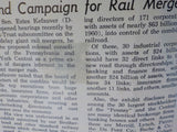 The Railway Clerk 1962 July 15 Employee Magazine Canadian RRs lure tourists