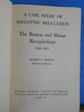 Case Study of Balloting Regulation by Masson  The Boston & Maine recapitalizes