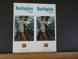 Burlington Public Timetable 1966 May-October Burlington Route