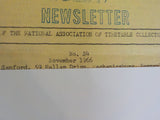 Timetable  Collector Newsletter #24 November 1966