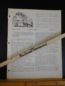 Extra 2200 South 1965 November V5#7 Early EMD Switchers Roster