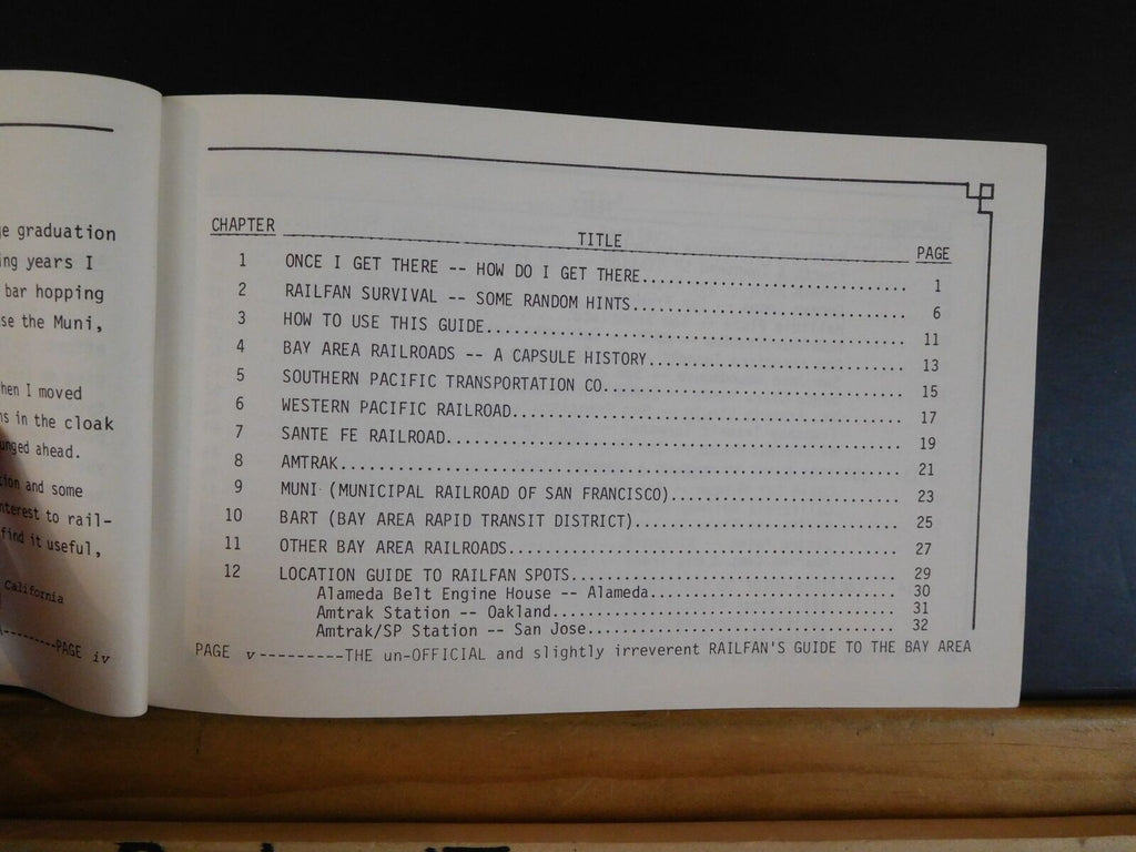 Unofficial and Slightly Irreverent Railfans Guide to the Bay Area By F ...