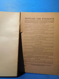 ICS Efficiency Test #1151 First Edition  1920 International Correspondence Schoo