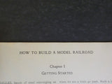 How To Build A Model Railroad By H V Loose  COVER damage 19.38