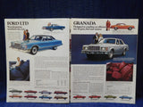 Ford 1975 original sales brochure Complete Car line for 1975 Thunderbird Mustang