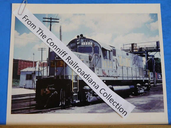Photo L&N Locomotive #1322  8X10 Color Louisville & Nashville