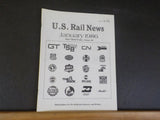 US Rail News 1986 January Our 3rd Year Marketplace for the Railroad Industry & H
